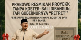 Prabowo Resmikan Proyek Tanpa Koster, Bali Dibangun, Tapi Pejabatnya “Ngilang Berjamaah”