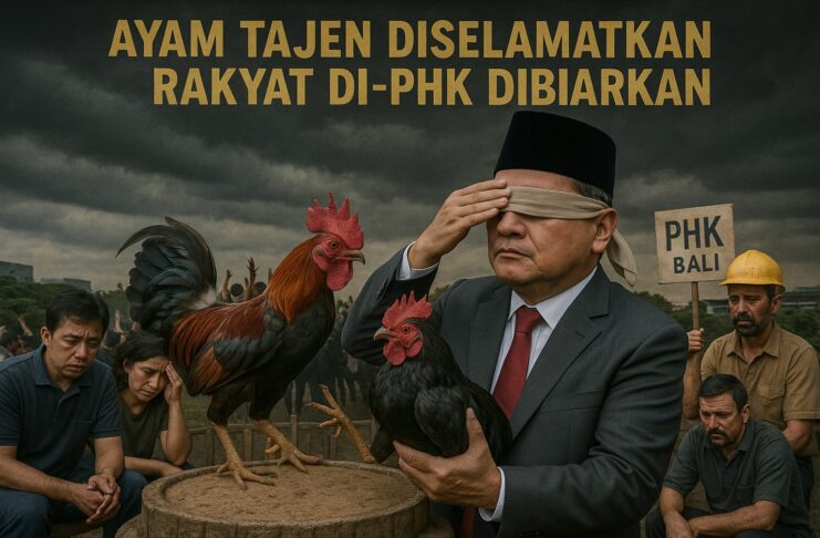 Badai PHK Ancam Bali, Wakil Rakyat Malah Sibuk Urus Perda Tajen